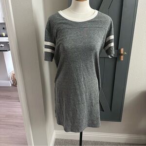 Alternative Gray Striped Women's Dress. Size Medium.
